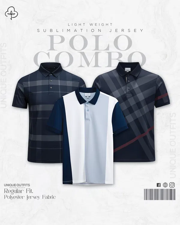 PL31 China P.P Sublimation Premium Polo T-Shirt
