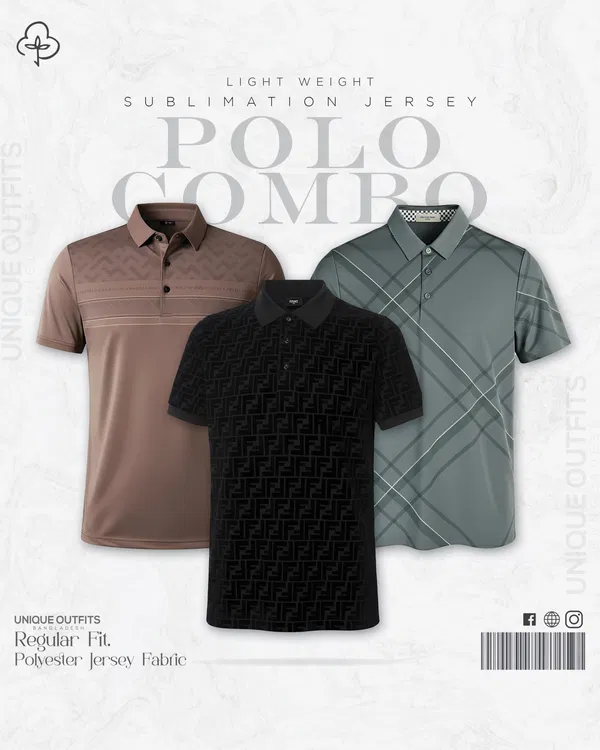 PL34 China P.P Sublimation Premium Polo T-Shirt