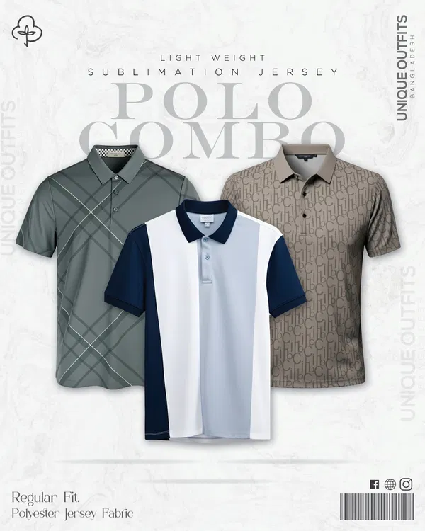 PL36 China P.P Sublimation Premium Polo T-Shirt