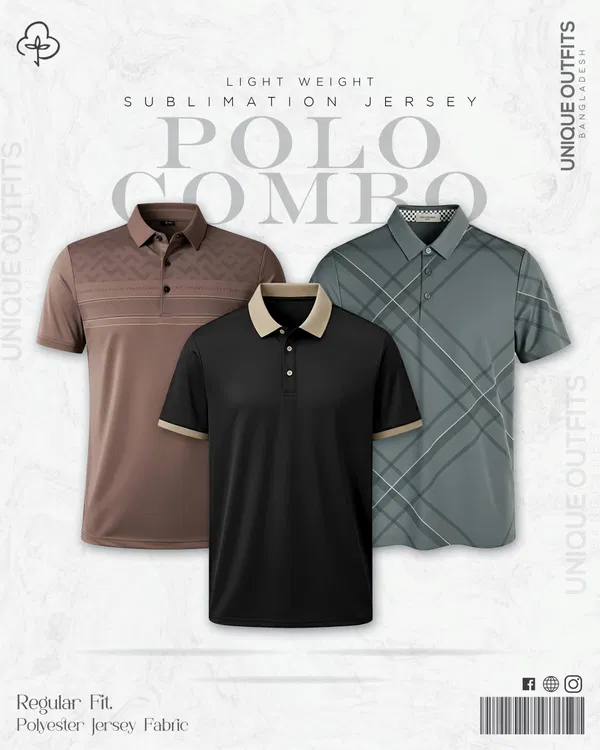 PL37 China P.P Sublimation Premium Polo T-Shirt