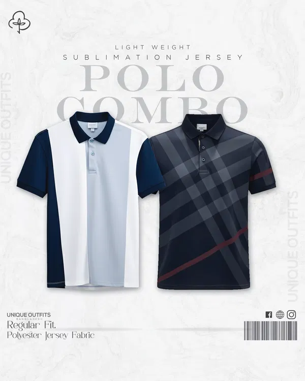 PL21 China P.P Sublimation Premium Polo T-Shirt