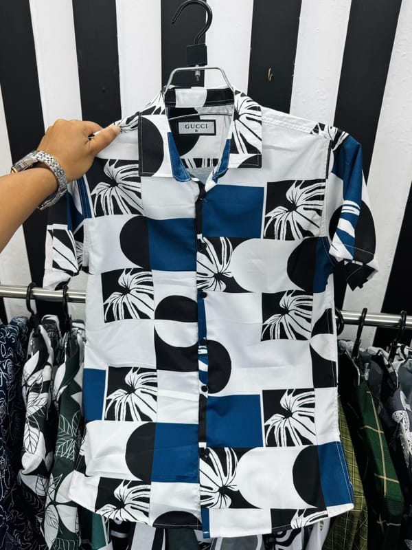 PSH6 Men's Premium China  Printed Casual Shirt