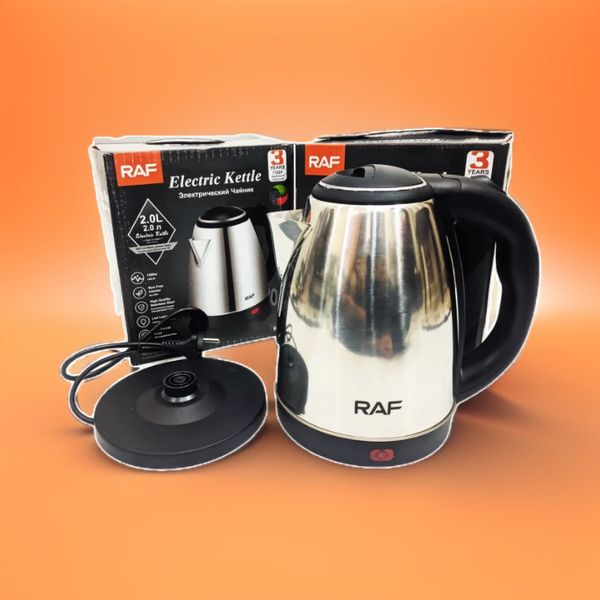 Automatic Electric Kettle 2Liter R.7816 – Stainless Steel & Cordless – 1500W