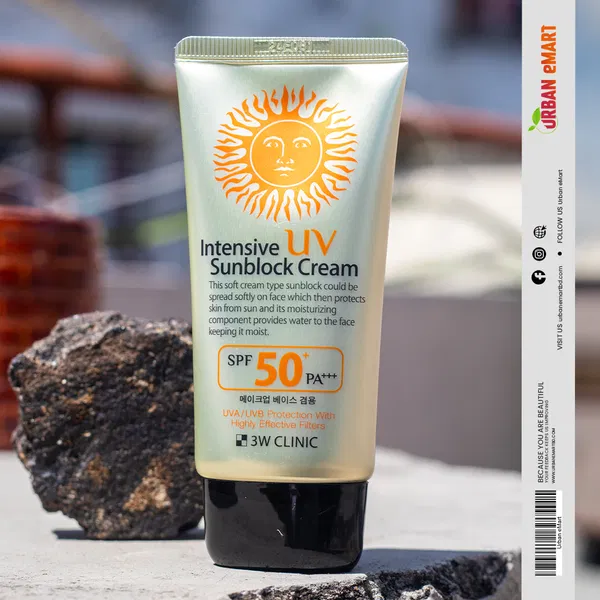 3W Clinic Intensive UV Sunblock Cream SPF50 PA+++ 70ml