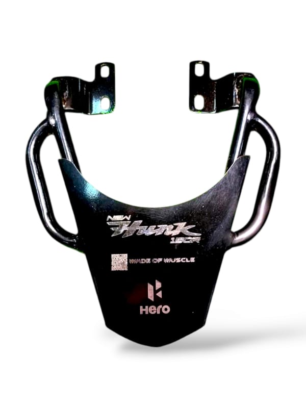 Premium Back Carrier With Handle For Hero Hunk 150R ABS