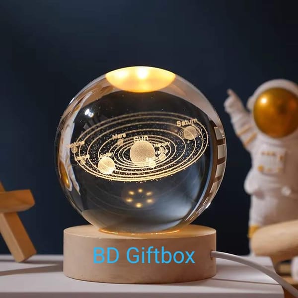 3D Crystal Ball – Solar System