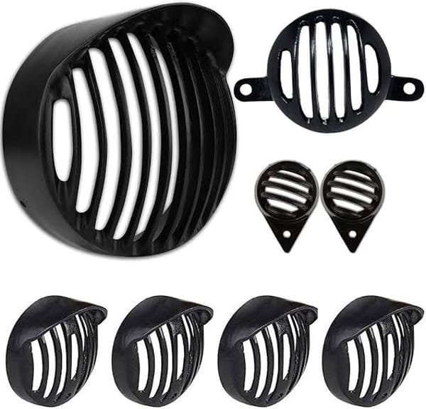 Safety Grill Set ( Headlight,Back Light,Parking Bulb,Signal Bulb) Royal Enfield Hunter 350