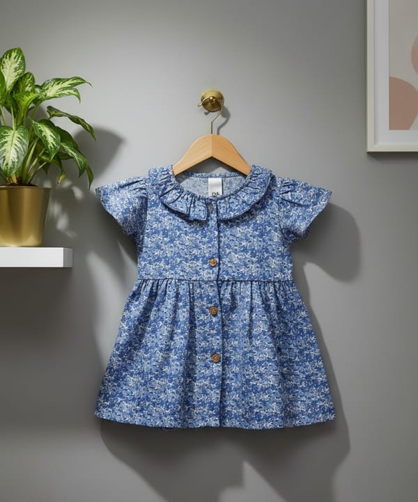 Girls Woven Frock Code: MS-37