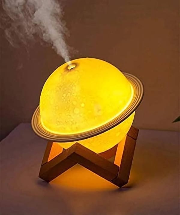 Portable Colorful Ambient Light Planet Humidifier