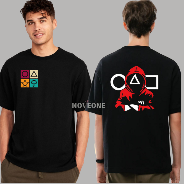 NoveOne N25005– Premium Oversized T-Shirt (Color: Black)