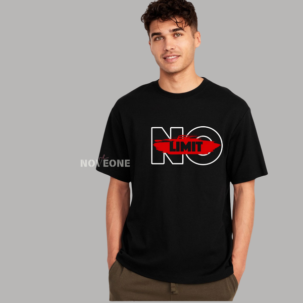 NoveOne N25007– Premium Oversized T-Shirt (Color: Black )