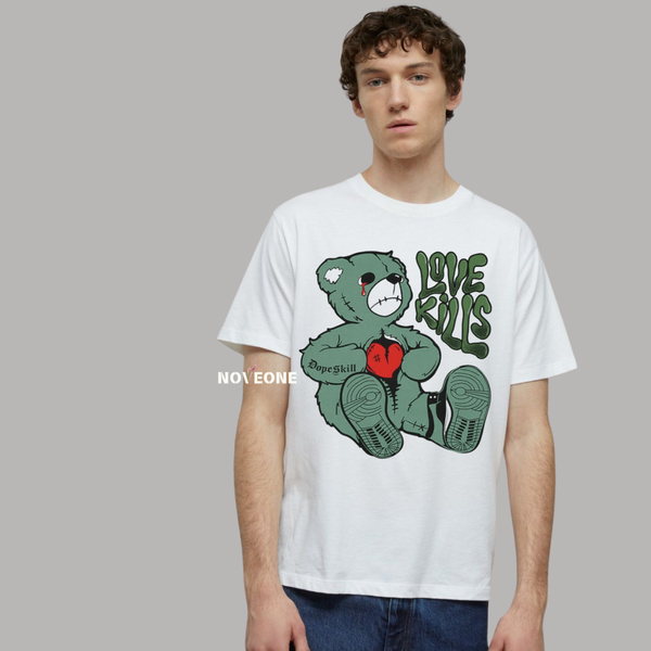 NoveOne N25041– Premium Oversized T-Shirt (Color: White)