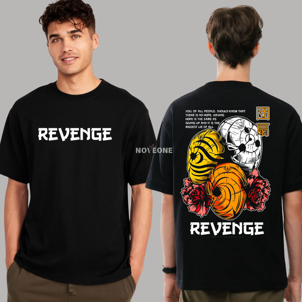 NoveOne N25042– Premium Oversized T-Shirt (Color: Black)