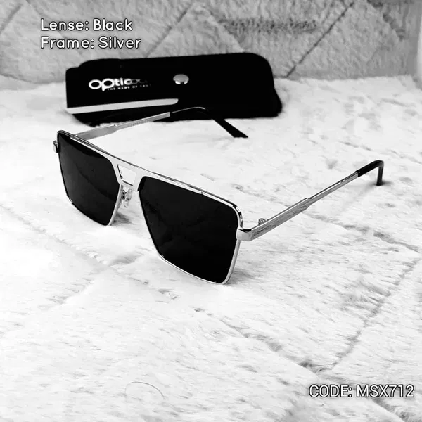 122_Premium Metal Stylish Sunglass