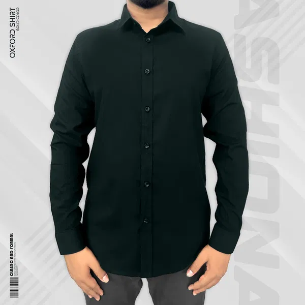 Signature Solid Bottle Green Oxford Shirt