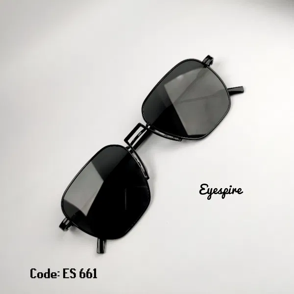 661B New Design Metal Black Sunglass