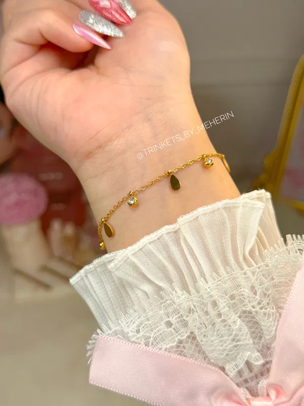 Charm bracelet - waterdrop