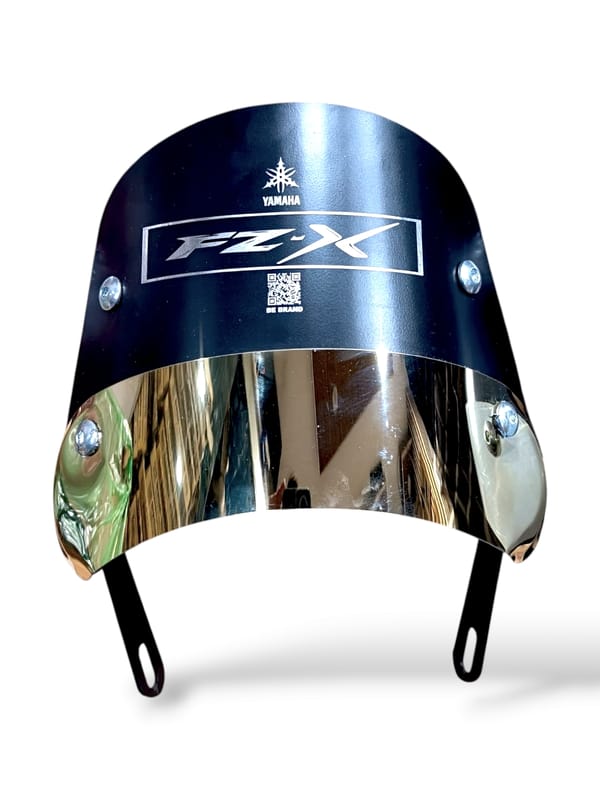 Premium Heavy Black Visor For Yamaha fz-x