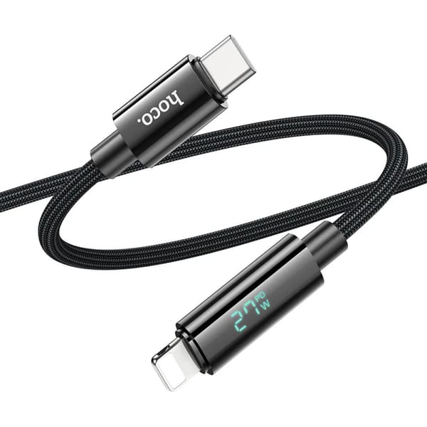 HOCO U125 Benefit PD Charging Data Cable With Display IP