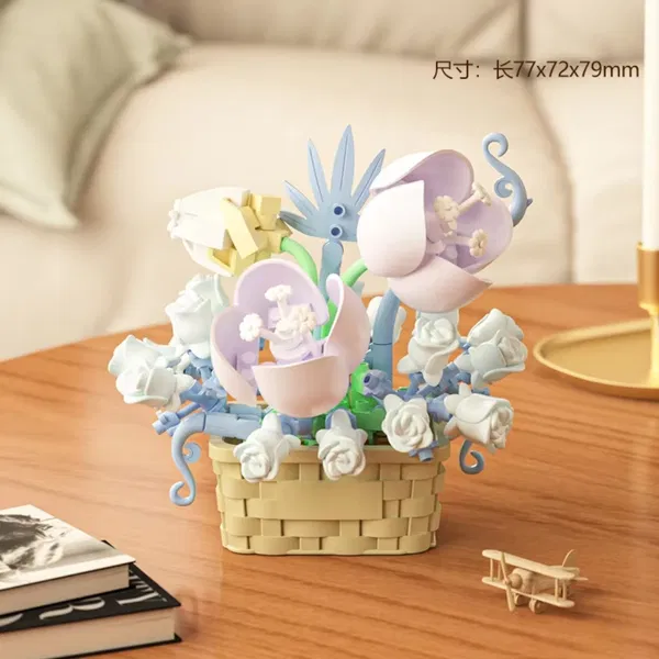White Fairy -Flower Basket