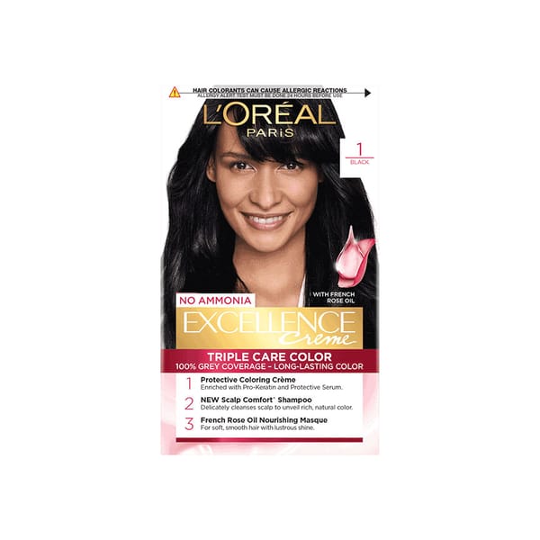 L'Oreal Excellence Triple Protection Color - Black 1