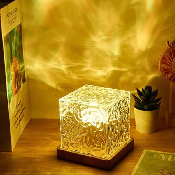 Water Ripple Crystal Table Lamp