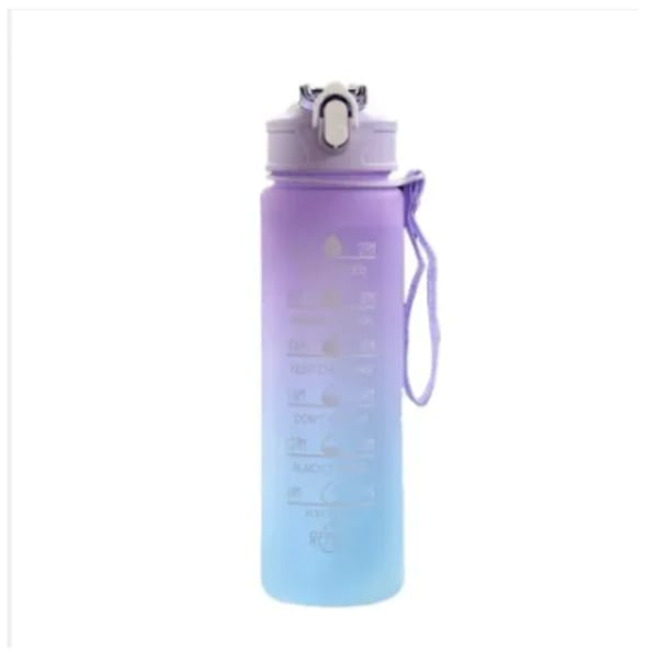 900 ml Hight Quality Sports Water Bottle Motivational Portable Water bottle for Outdoor Sport Fitness
