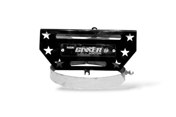 Premium Black Star Model Silencer Gourde For Gixxer All Model