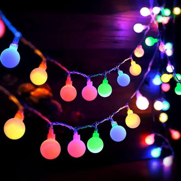 Snowball LED Fairy Lights Multicolor