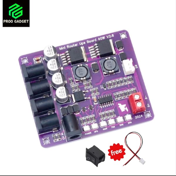 Mini Router UPS Circuit Borad 40W V2.6 Battery Charger Board 11.1V Battery Charger