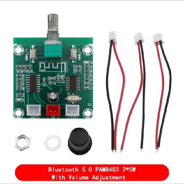 XH-A158 ultra clear Bluetooth 5.0 Amplifier Board Mini Module Board 2 Channel 5W+5W For/ Sound box circuit/ Bluetooth Speaker Circuit Board