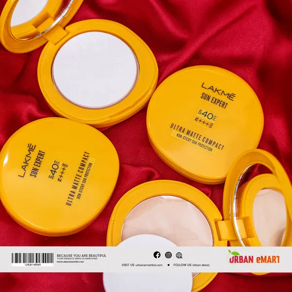 Lakme Sun Expert Ultra Matte SPF 40 PA+++ Compact, 7 gm
