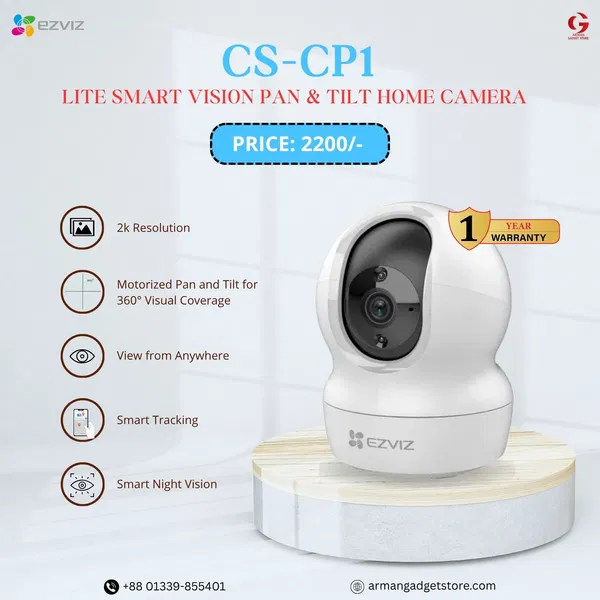 EZVIZ CP1 Lite 1080P Smart Pan–Tilt Indoor Camera