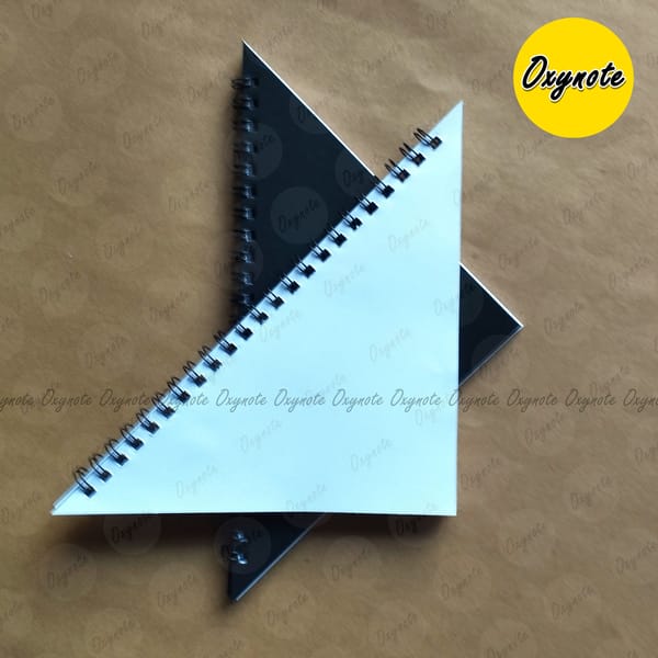 Triangular Spiral Notebook by OXYNOTE