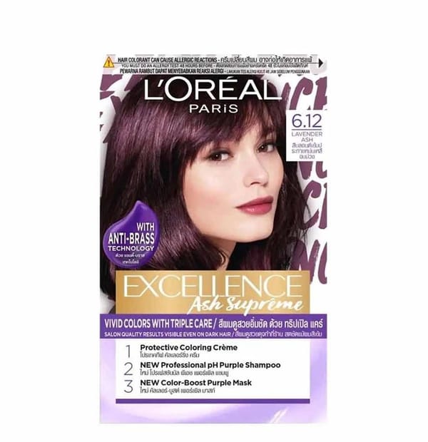 LOREAL Excellence Ash Supreme 6.12 Lavender Ash
