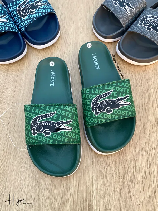 Lacoste slide (Green)