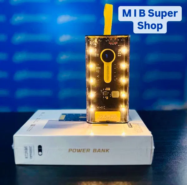 22.5W Super Fast Charge Transparent Power Bank (20000mAh)