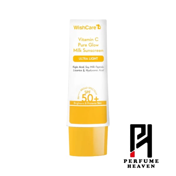 WishCare Vitamin C Pure Glow Milk Sunscreen | SPF 50 PA++++