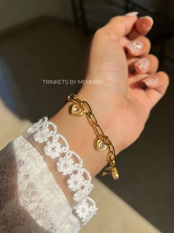 White love stone bracelet