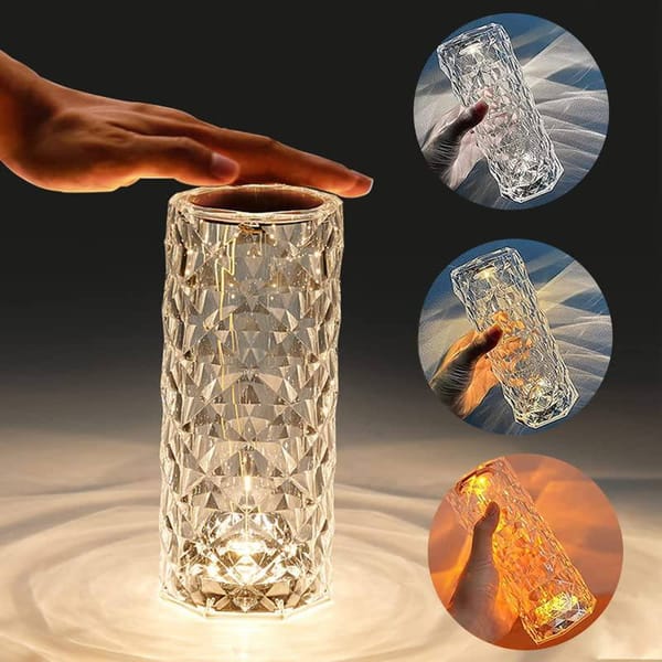 16 Colors Crystal Rechargeable Lamp