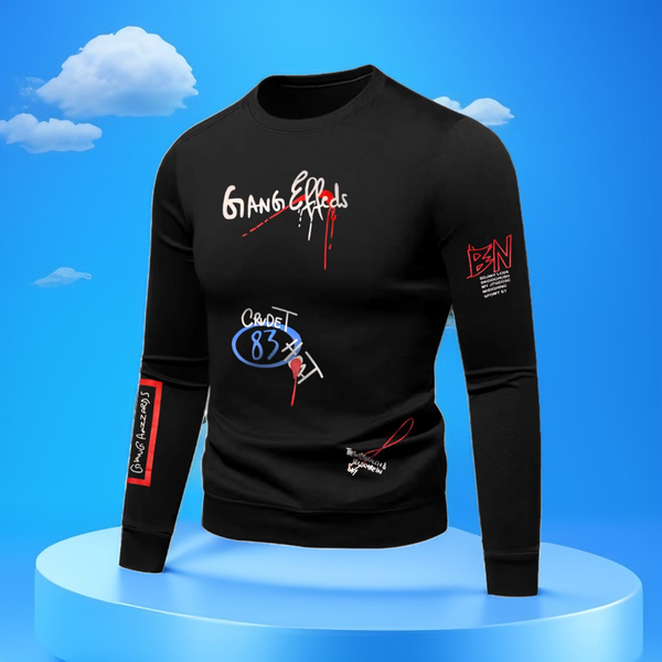 Cotton Long Sleeve Sweat Shirt for Men