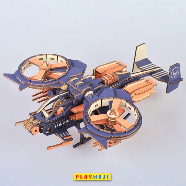 Scorpion Gunship Avatar - 3D Wooden DIY Model