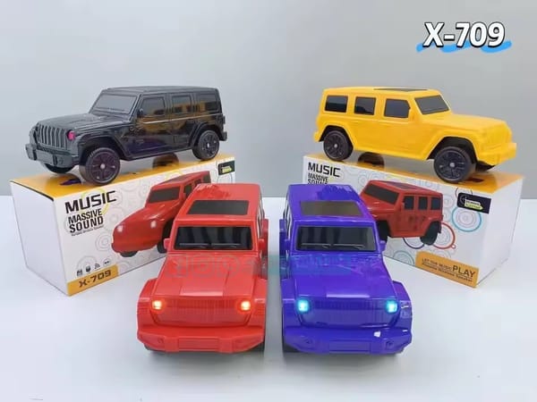 Car Model Bluetooth Speaker X-709 | 5W Loud Sound, FM TF USB TWS Portable Speaker | Price in BD