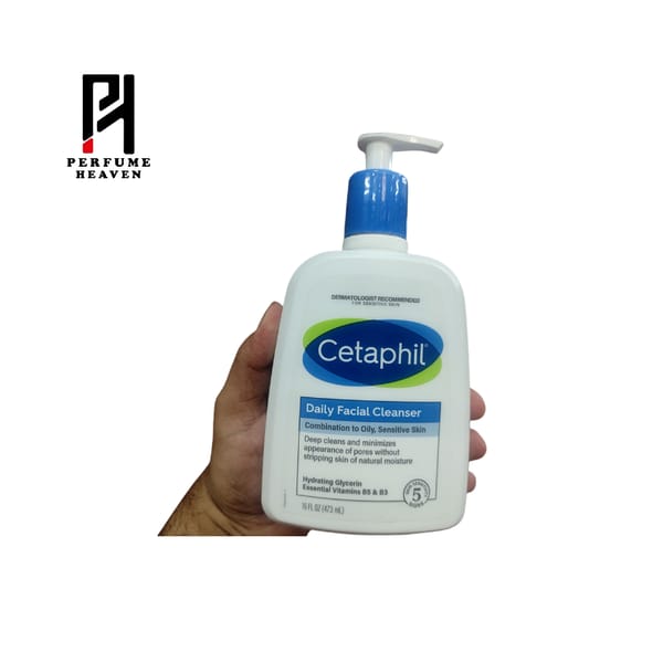 Cetaphil Daily Facial Cleanser Combination To oily, Sensitive Skin – 473ml