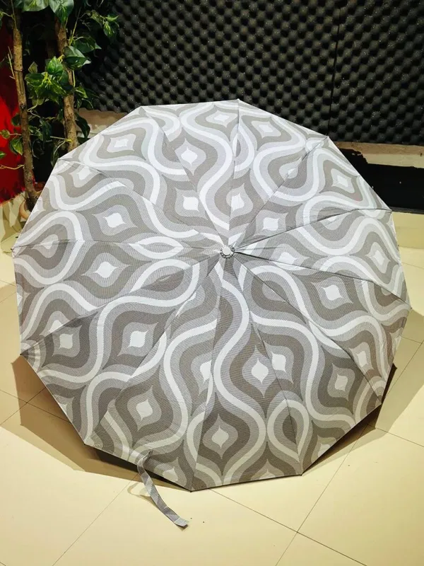 Premium 12-Ribs Automatic Open/Close Wood Handle Umbrella