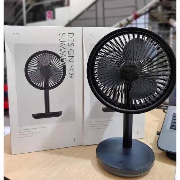Xiaomi Solove F5 4000mAh Rechargeable Desk Fan – Black Color