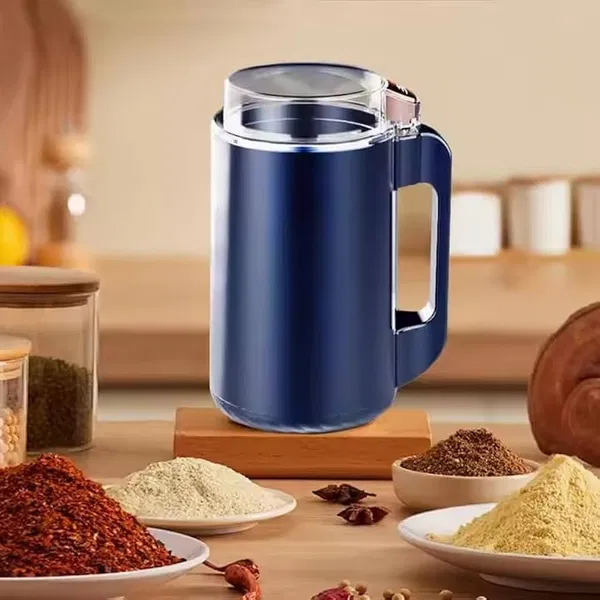 650W Mini Electric Blender & Coffee Grinder – 350ml Capacity, Stainless Steel Blades, One-Touch Operation