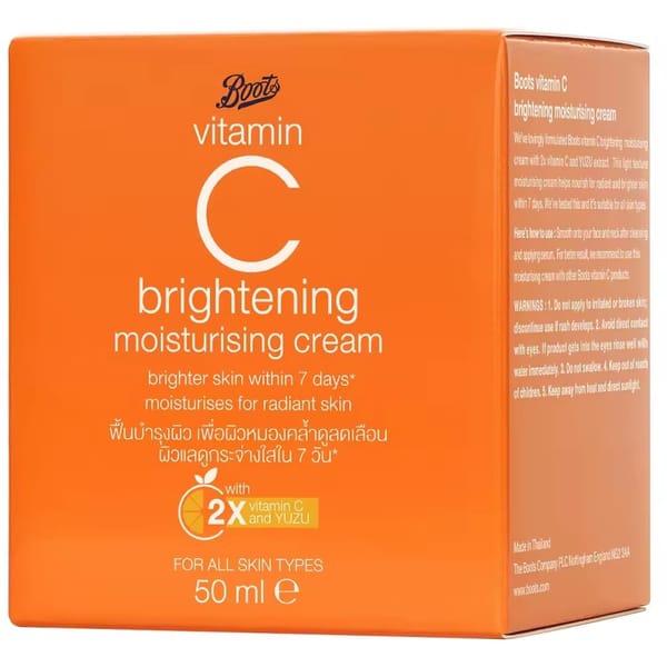 Boots Vitamin C Brightening Moisturizing Cream 50ml
