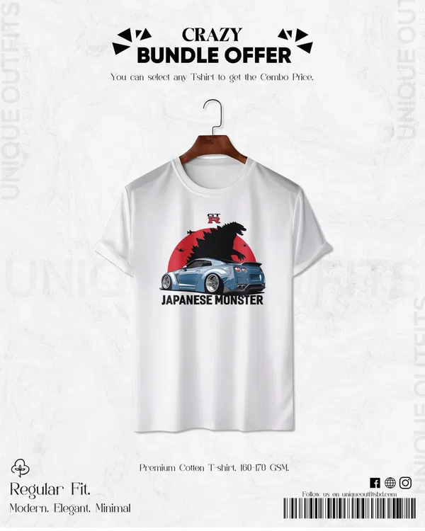CR13 Japaneese Monster Premium Automobile T shirt