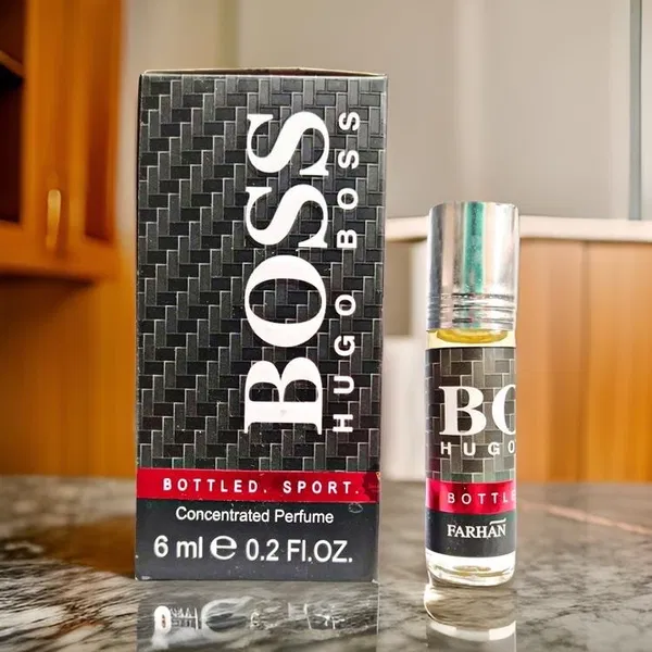 HUGO BOSS by (AL Farhan) Roll on Attar Concentrated Perfume Oil Long Lasting Roll On Fragrance - 6ml